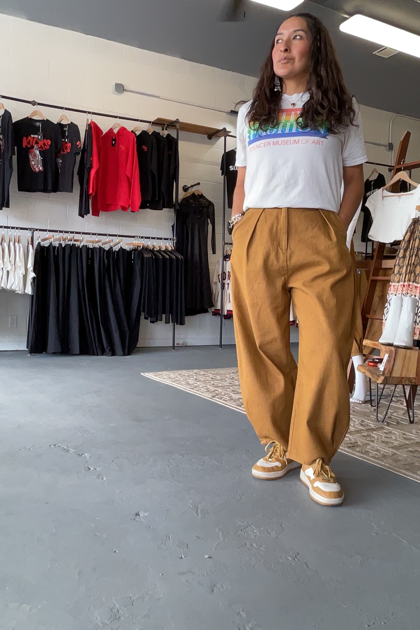 High Waist Pleated Trouser