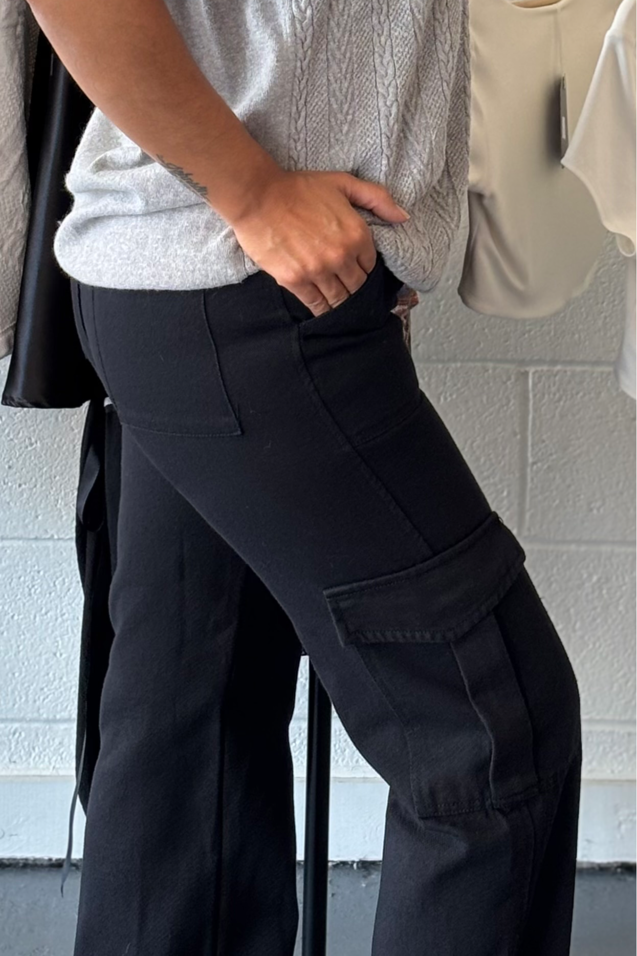 Twill Weave Cargo Pants