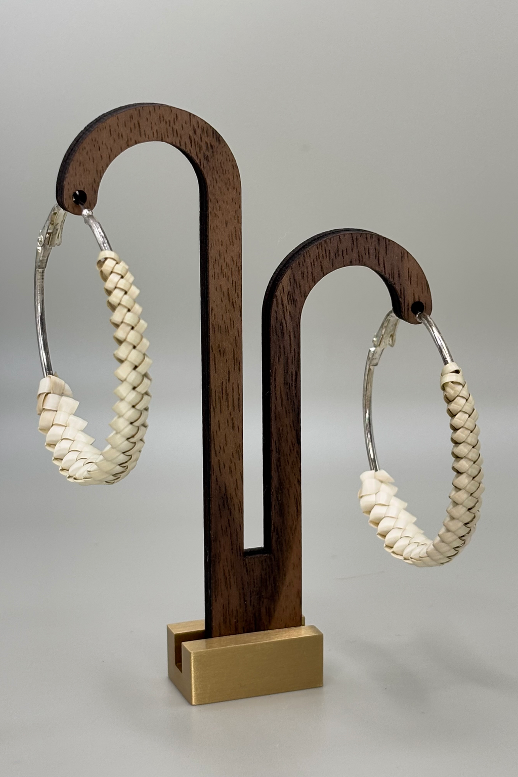 Braided Beargrass Hoops