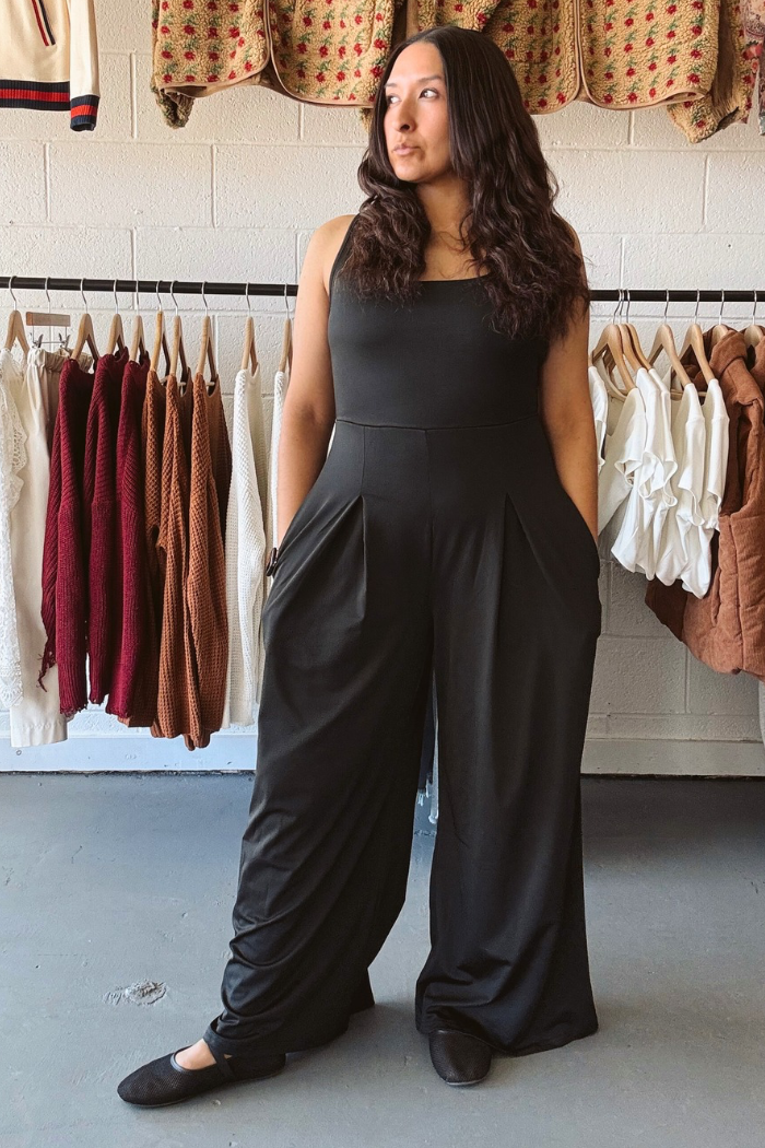 Pleated Jumpsuit
