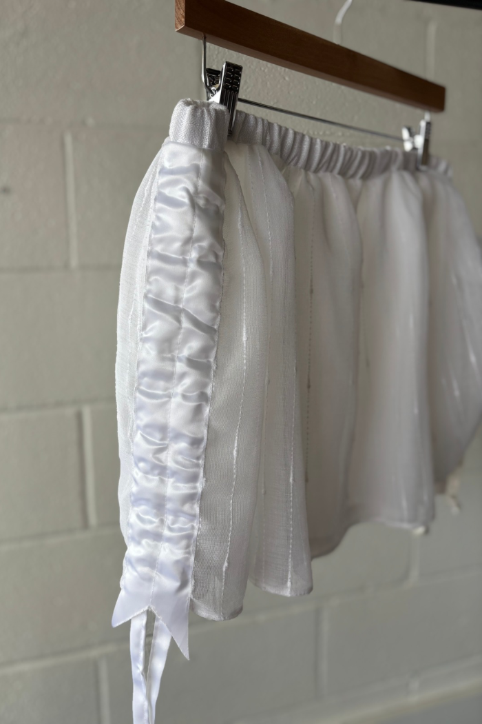 Drawstring Puff Skirt