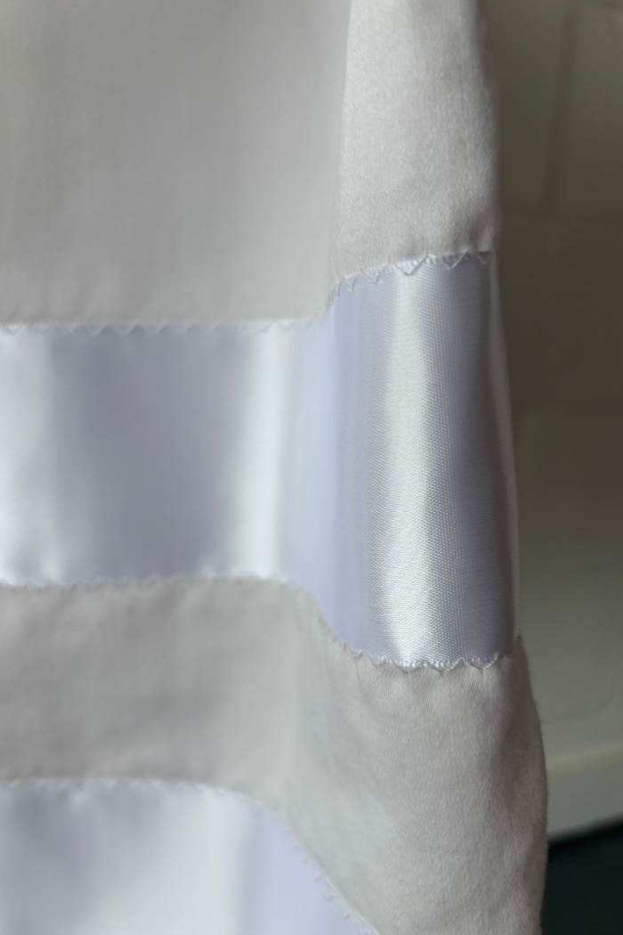 Youth White Ribbon Skirt