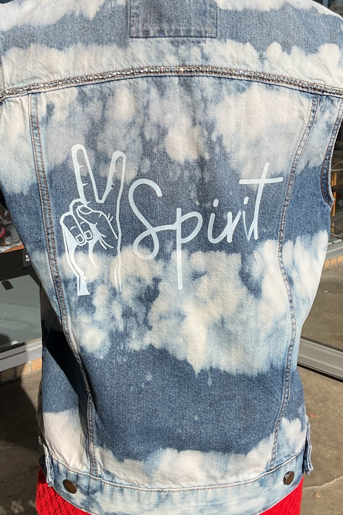 Reworked Denim Vest