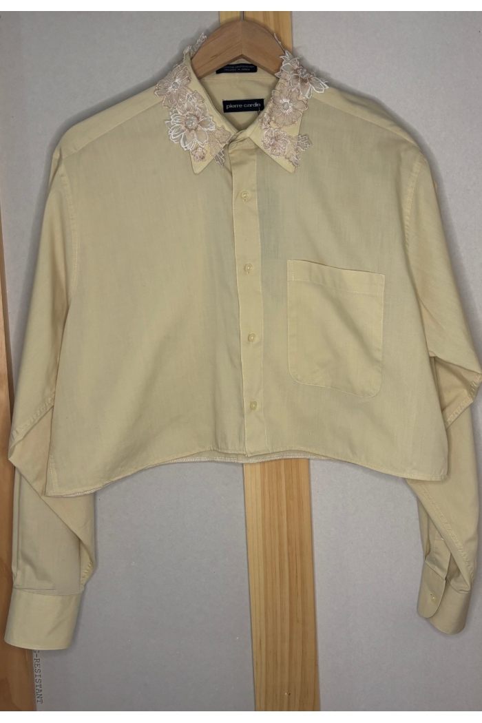 Vintage Reworked Pierre Cardin Button-Up